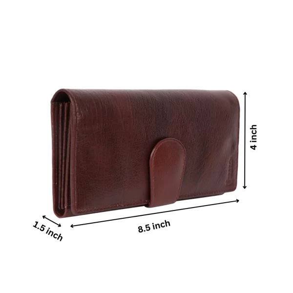 Leather Ladies Hand Clutch Wallet